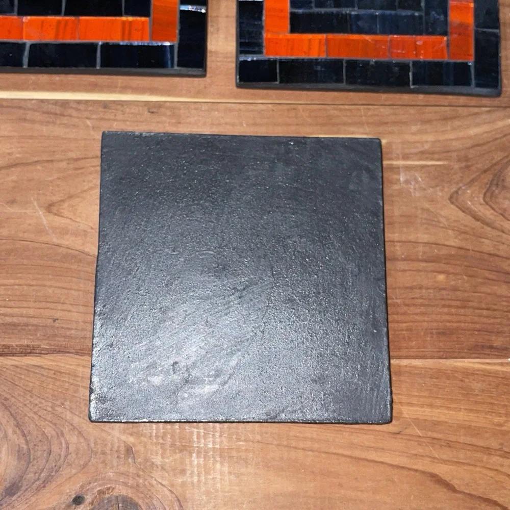Set of 4 square coasters-Iridescent 4